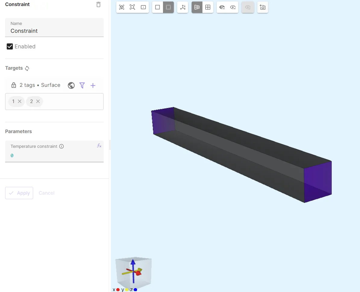 Beam model