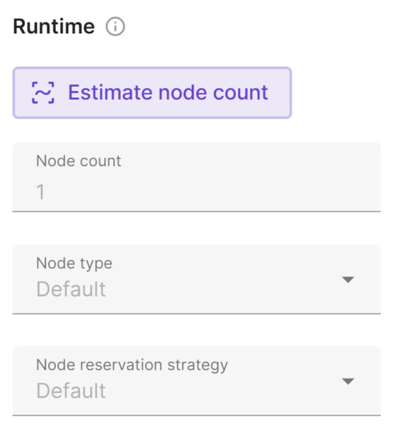 Estimate Node Count