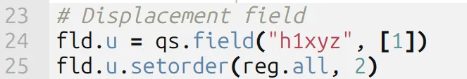 Field definition