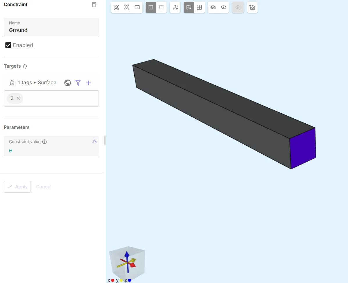 Beam model