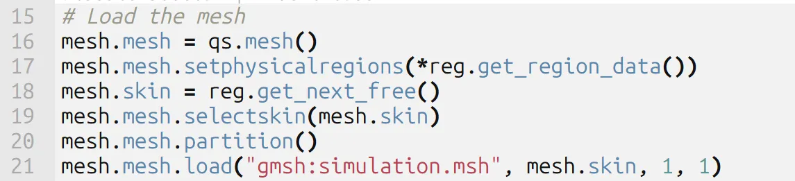 Mesh prepocessing &amp; loading