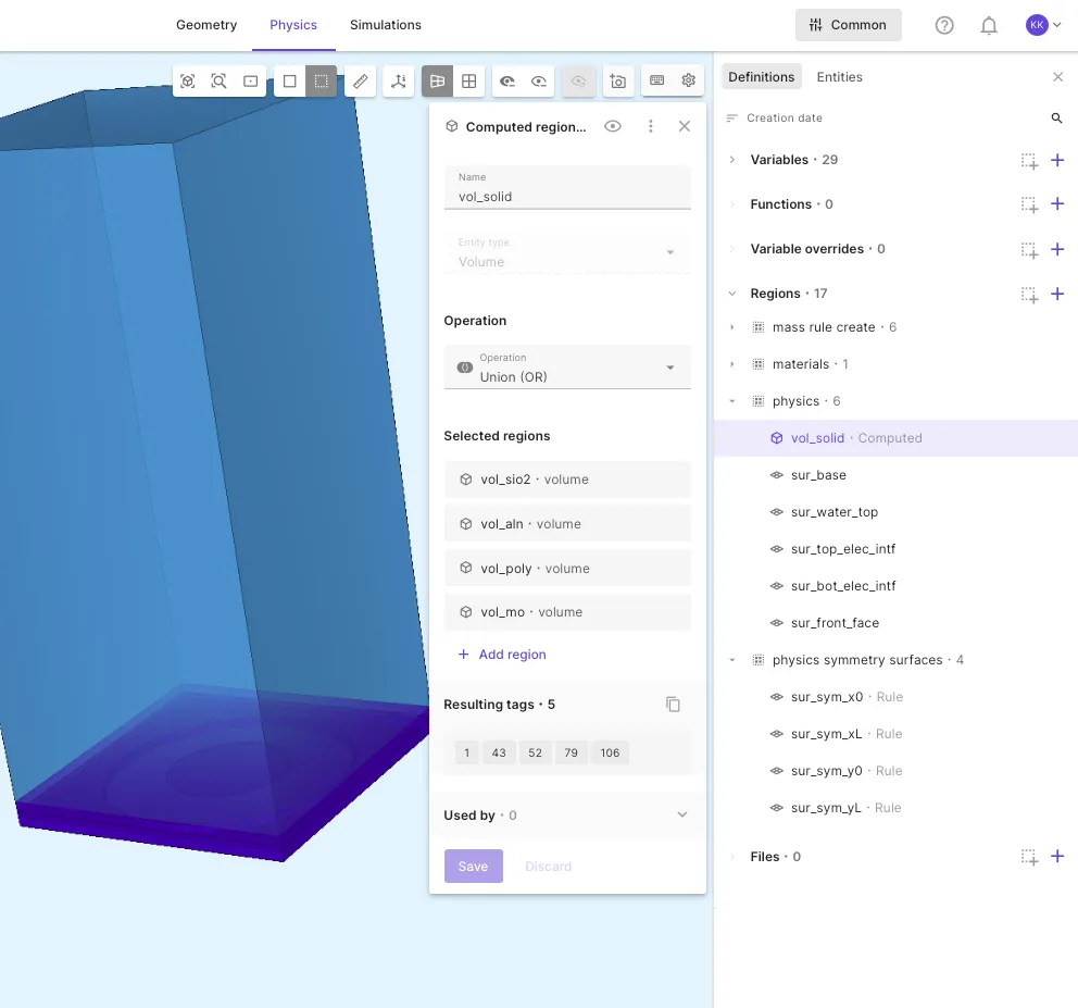 Computed region vol_solid