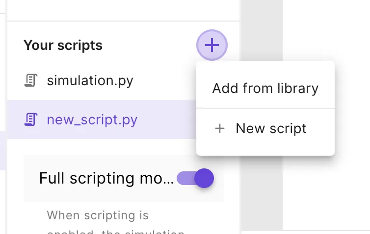Select add from library