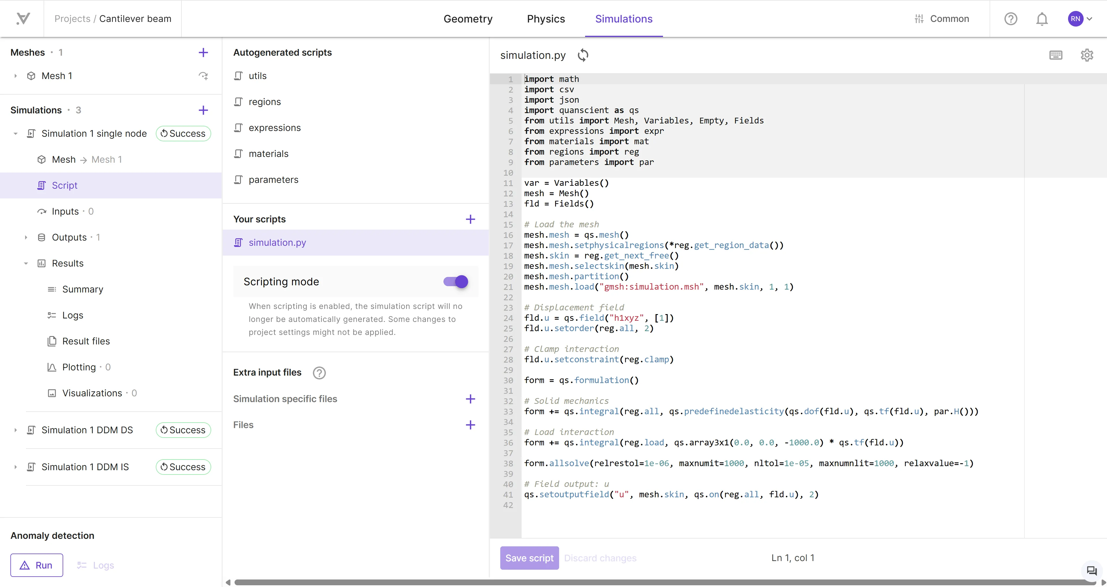 Scripting active