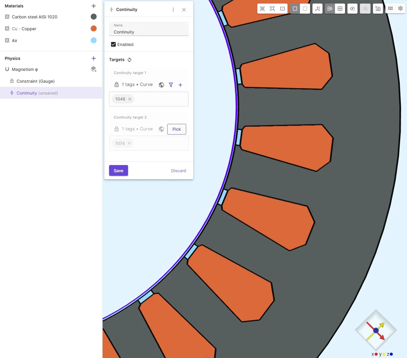 Stator Continuity
