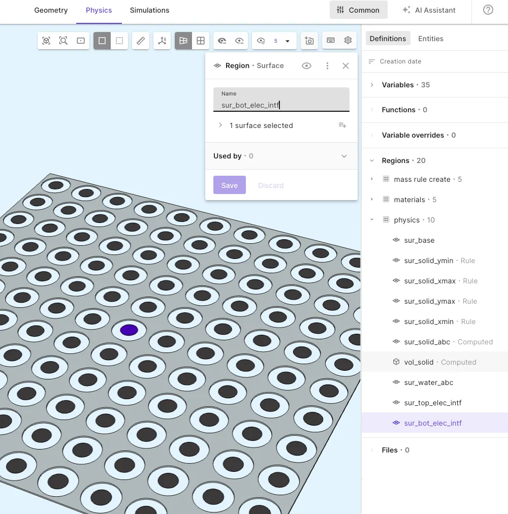 sur_bot_elec_intf — center bottom electrode